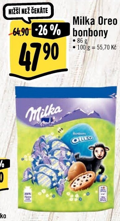 Čokoládová vajíčka mini Milka