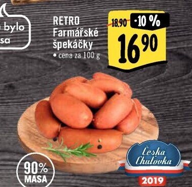 Farmářské špekáčky Albert Retro