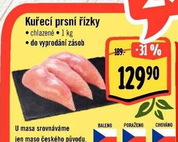 Kuřecí prsní řízky