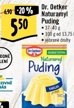 Pudink Naturamyl Dr. Oetker