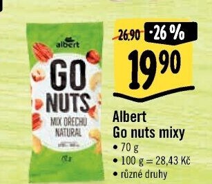 Směs ořechů Go Nuts Albert