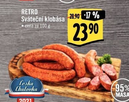 Sváteční klobása Retro Albert