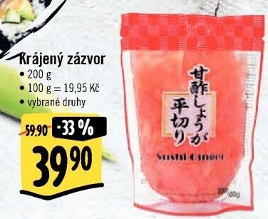 Zázvor nakládaný Daruma