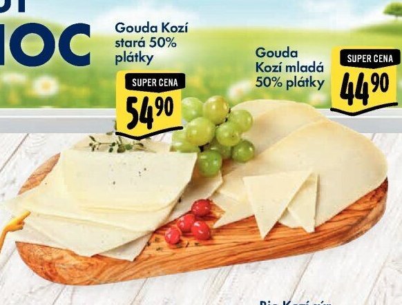 Gouda Kozí stará 50% plátky