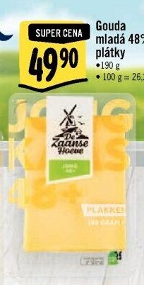 Gouda mladá 48% plátky