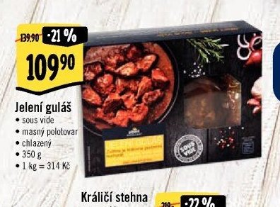 Jelení guláš