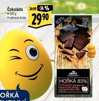 Čokoláda Albert Excellent