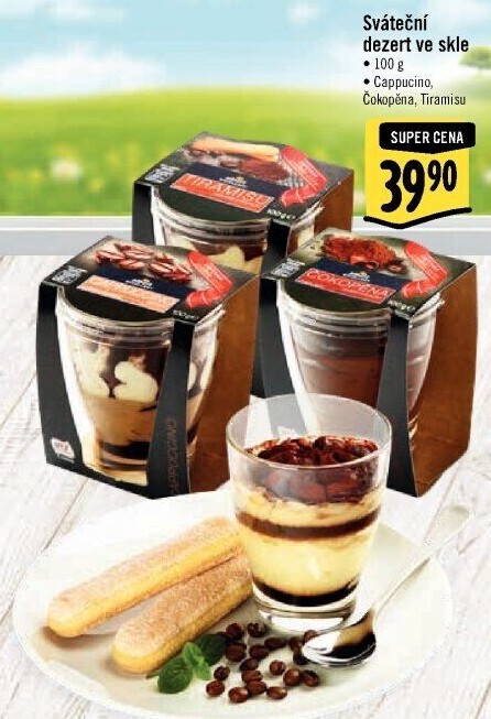 Dezert ve skle Albert Excellent