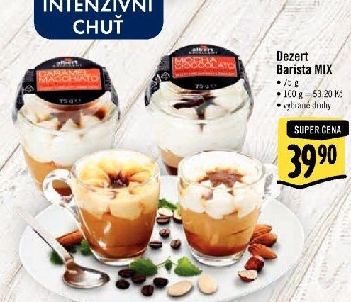 Dezert ve skle Albert Excellent