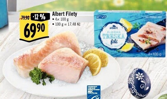 Filé z tresky mražené Albert