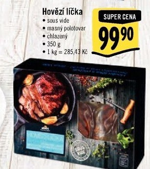 Hovězí líčka Sous vide Albert Excellent