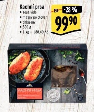 Kachní prsa Sous vide Albert Excellent