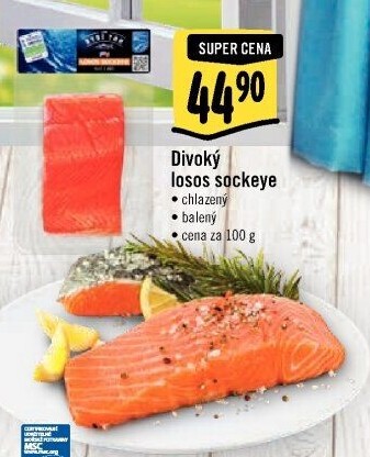 Losos divoký Sockeye Albert
