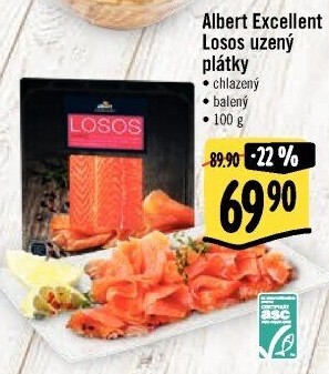 Losos uzený Albert Excellent
