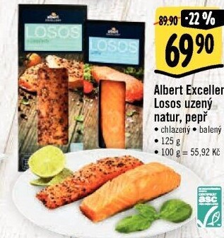 Losos uzený filet Albert Excellent