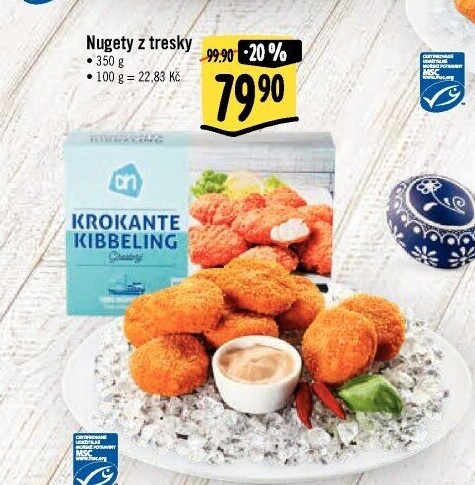 Obalované nugety z tresky mražené Albert Heijn