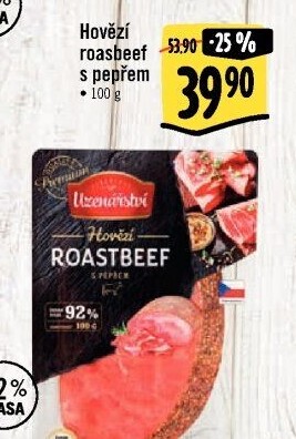 Roastbeef s pepřem Albertovo uzenářství