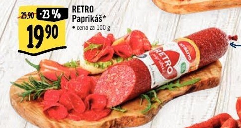 Salám Paprikáš Albert Retro