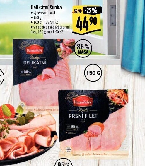 Šunka delikátní výběrová Albertovo uzenářství