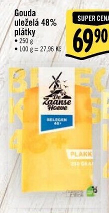 Sýr Gouda uleželá 48% De Zaanse Hoeve