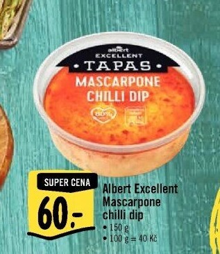 Tapas Mascarpone chilli dip Albert Excellent