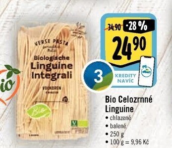 Těstoviny celozrnné chlazené bio Albert Heijn