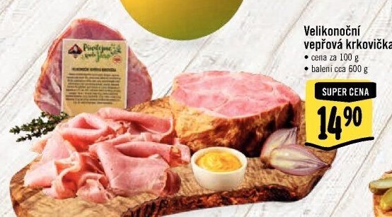 Vepřová krkovice uzená Kostelecké uzeniny