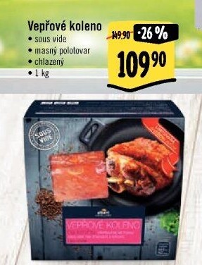 Vepřové koleno Sous vide Albert Excellent