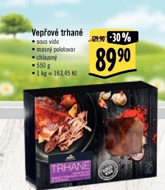 Vepřové trhané maso Sous vide Albert Excellent