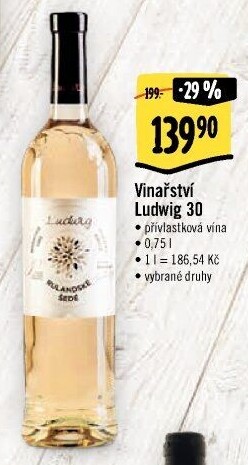 Vína Ludwig 30 Vinařství Ludwig - pozdní sběr