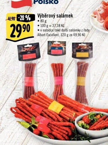 Výběrový salámek Albert Excellent