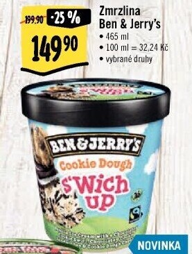 Zmrzlina v kelímku Ben&amp