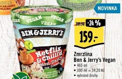 Zmrzlina v kelímku Vegan Ben&amp