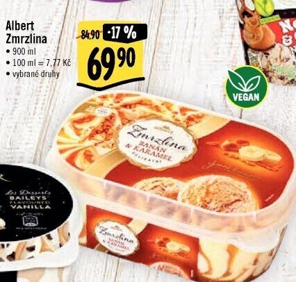 Zmrzlina ve vaničce Albert