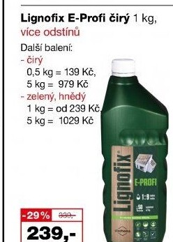 Ochrana dřeva Lignofix E-Profi Stachema