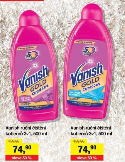 Čistič koberců Vanish