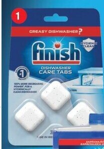Čistič myčky při plné myčce Finish