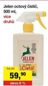 Čistič octový Jelen