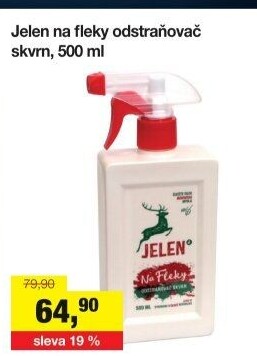 Prostředek na fleky ve spreji Jelen
