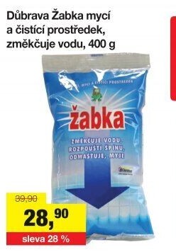 Změkčovač vody Žabka Důbrava