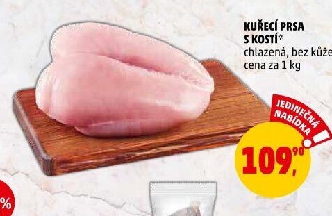 KUŘECÍ PRSA S KOSTÍ