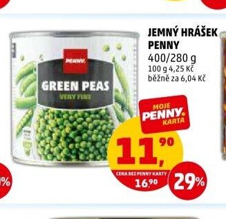 Jemný hrášek Penny