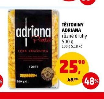 Těstoviny Adriana