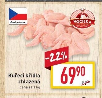 Kuřecí křídla chlazená
