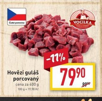 Hovězí guláš porcovaný