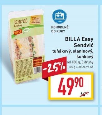 BILLA Easy Sendvič