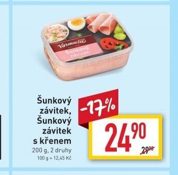 Šunkový závitek, Šunkový závitek s křenem