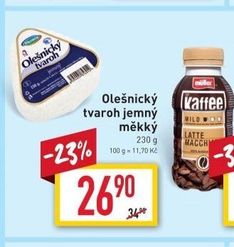 Olešnický tvaroh jemný měkký