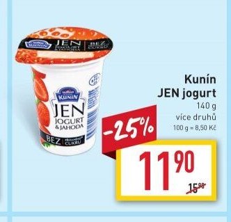 Kunín JEN jogurt