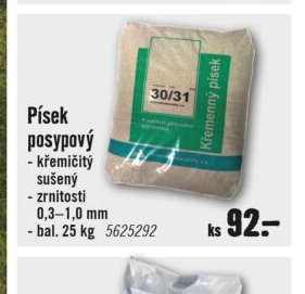 Písek posypový - Hornbach akcniletaky.com